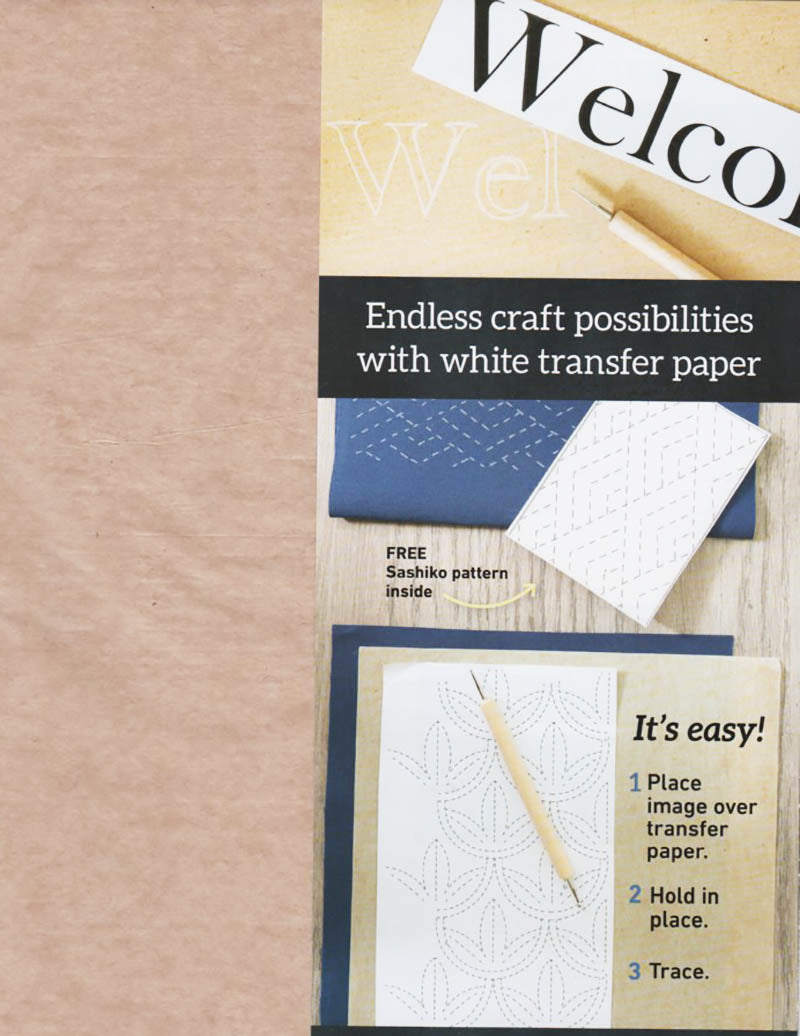 Essential White Transfer Paper: 12 Sheets, 8 1/2 X 11